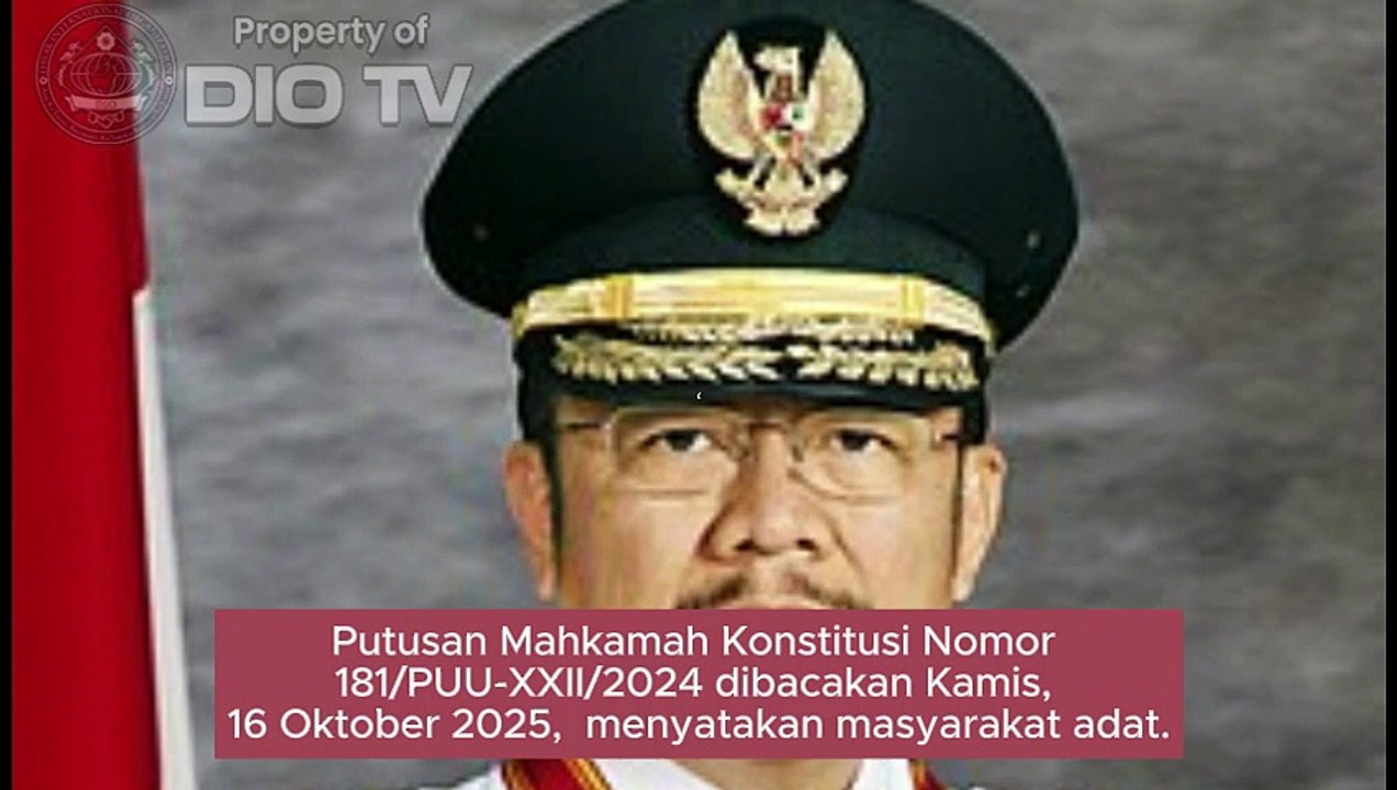 Dr Agustin Teras Narang SH, anggota DPD RI apresiasi Putusan Mahkamah Konstitusi Nomor 181 Tahun 2025 bolehkan masyarakat berkebun kawasan hutan tanpa mesti izin terlebih dahulu izin Pemerintah Pusat