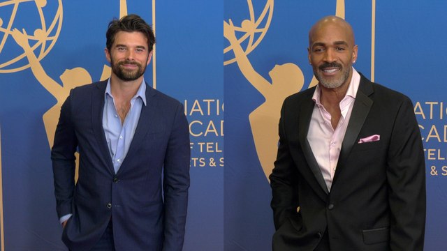 Josh Swickard and Donnell Turner 2025 Daytime Emmy Awards Red Carpet
