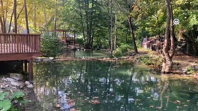 Erfelek Şelaleleri sonbaharın renkleriyle görsel bir şölen sunuyor