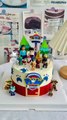 Paw Patrol Huangdao Cake Animal Cream Cake Paw Patrol Cake Children's Birthday Cake Friend Cake