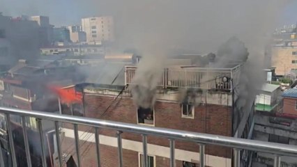 경기 성남 상가 주택 5층 불...70대 거주자 사망 / YTN