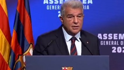 Laporta: "Querer al Barça es defenderlo contra todo y contra todos"