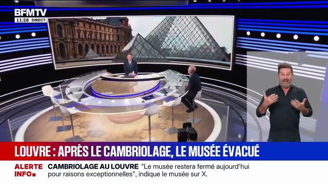 Braquage ce matin au musée du Louvre : Les voleurs ont raflé 9 pièces parmi les bijoux de Napoléon et de l’impératrice : collier, broche, diadème… Les malfaiteurs ont pris la fuite sur un TMax, vers l'A6