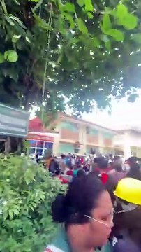It can be traumatized indeed! Adela Serra Ty Memorial Medical Center today 😢 #earthquake 6.2 is near Tandag City