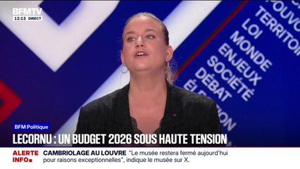 "Le plus probable, c'est qu'il y ait un budget avec toutes les horreurs qu'il y a actuellement contre le peuple", déclare Mathilde Panot (LFI)