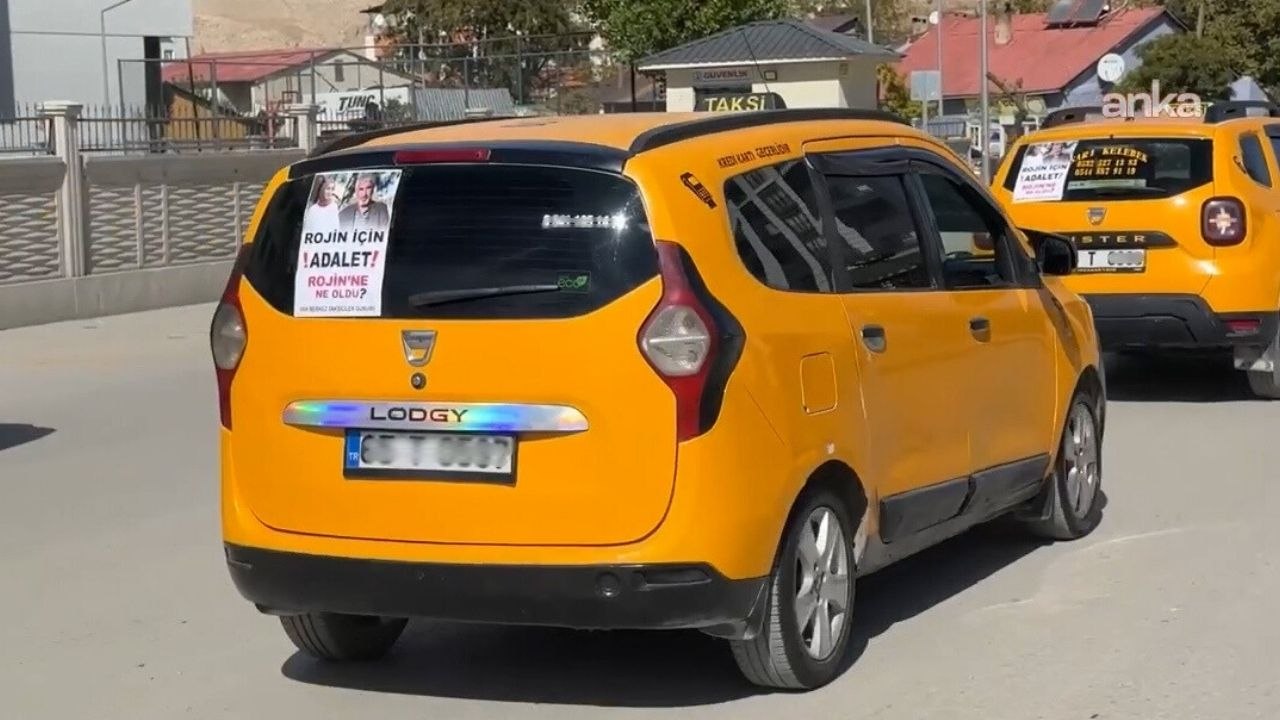 Vanlı taksicilerden Rojin Kabaiş için adalet konvoyu: Rojin’in babası kapı kapı gezip adalet arıyor; bu utanç hepimizin değil mi?