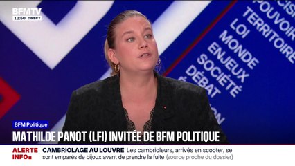 Gaza: "Nous sommes très inquiets pour la suite", déclare Mathilde Panot