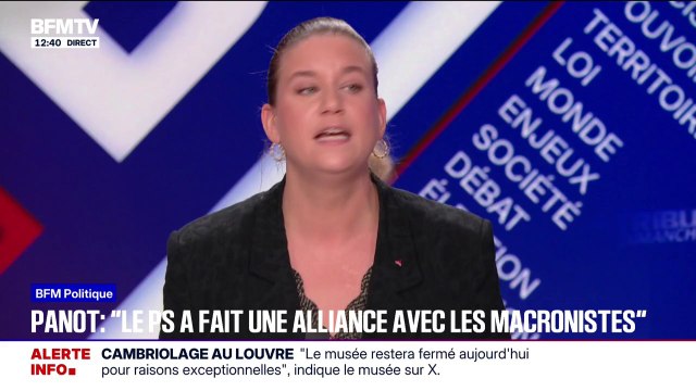 Ils ont fait un choix très clair, celui d'une alliance avec les Macronistes : Mathilde Panot (LFI) critique la position d'Olivier Faure et du Parti socialiste