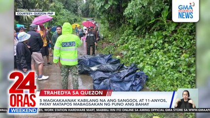 24 Oras Weekend: (Part 1) Bagyong Ramil | Bitak dahil sa lindol | Trahedya sa Quezon, atbp.