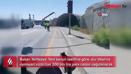 Bakan Yerlikaya’dan 'Dur ihtarına uymama' uyarısı: Yeni trafik kanunu teklifinde ağır cezalar geliyor
