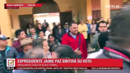 Jaime, padre de Rodrigo Paz, vota y dice que esta jornada el pueblo pone su esperanza en las urnas