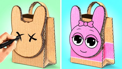 Look! 🤯 Sprunki Paper Universe ✨ Crazy Cardboard Life & Epic DIY Crafts! 🏠🔥