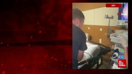 Ağrı’da yuttuğu ceviz yemek borusundan çıkarıldı