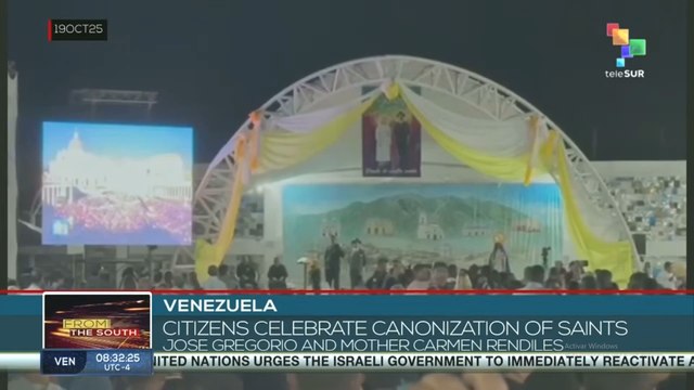 Venezuela celebrate canonization of Saints Jose Gregorio and Mother Carmen Rendiles
