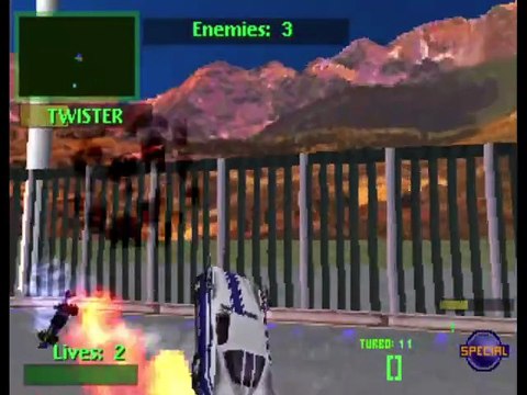 Twisted Metal 2 PSOne - Spectre 1963 Corvette Tournament #1 - #TwistedMetalPS1 RJ ANDA