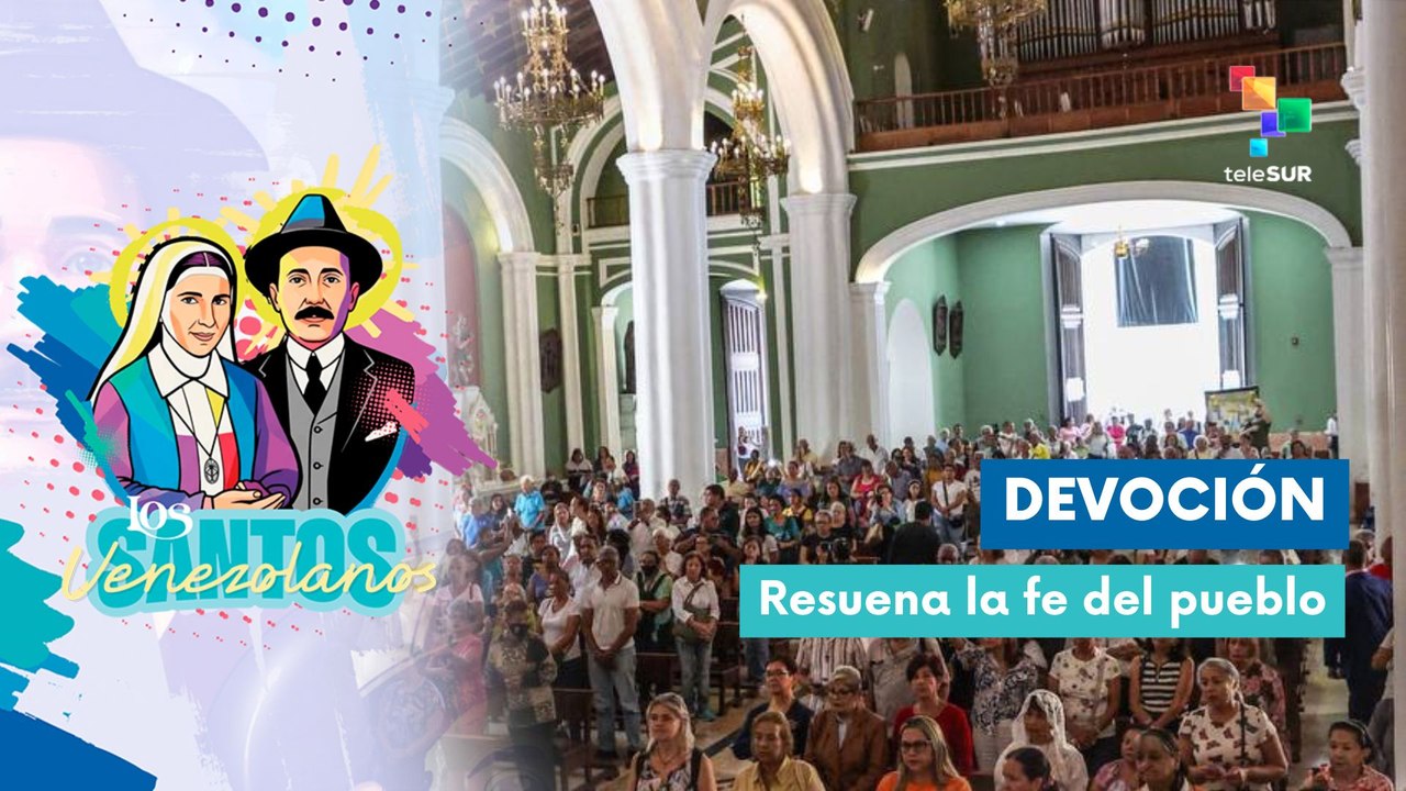 Venezuela se regocija por la canonización de sus primeros santos