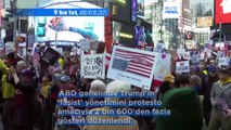 ABD'de 'Krallara Hayır' gösterileri: Binlerce kişi Trump yönetimini protesto etti