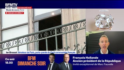 "Il y avait déjà eu des alertes", déclare Ian Brossat, sénateur de Paris, qui rappelle que, le 16 juin dernier, les salariés du Louvre avait fait grève pour alerter sur le manque de sécurité et de personnel