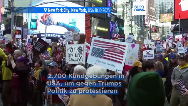 No Kings : 7 Millionen protestieren in USA gegen Trump - ein Symbol des Widerstands ist der Frosch