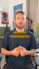 Je te lis l’e-mail que j’ai reçu d’un festival