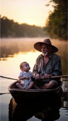 🤣 Baby Chooses Between Hospital with Mommy or Fishing with Grandpa! 🎣🍼 #FunnyBaby #ComedyGold