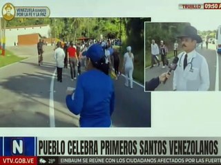 Pueblo trujillano realiza peregrinación hacia Isnotú para la misa de Acción de Gracias