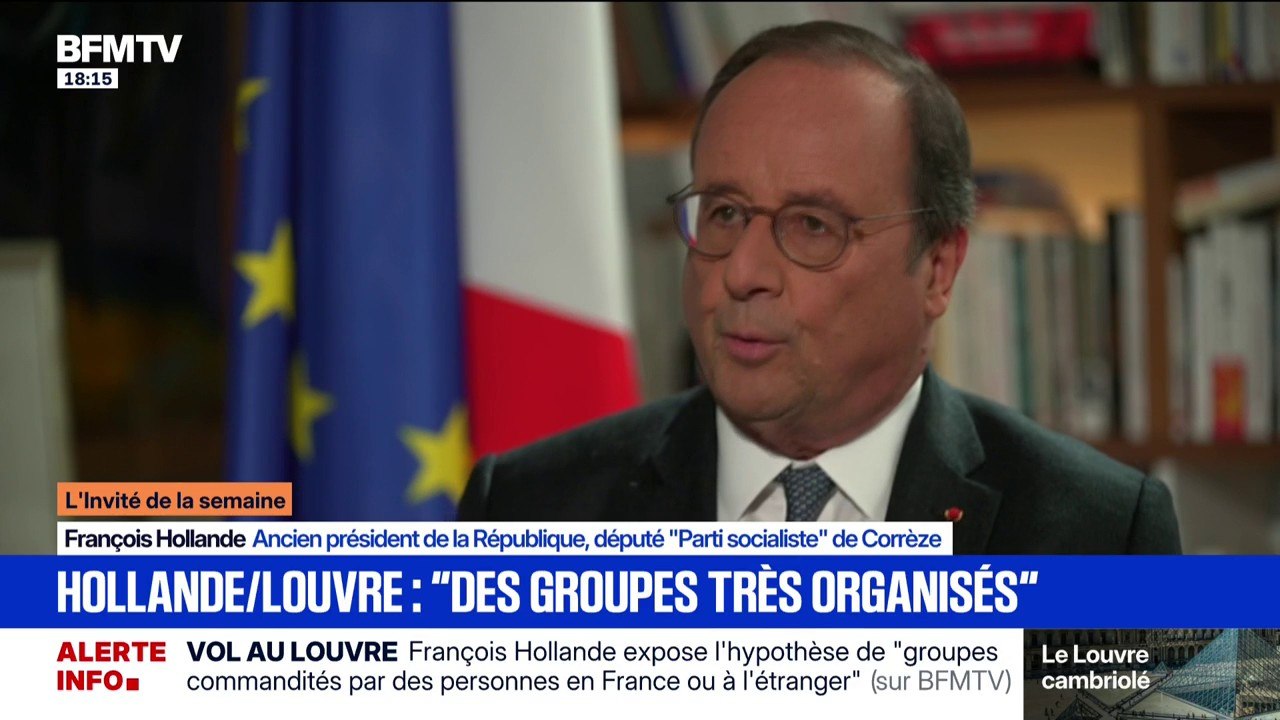 Incarcération de Nicolas Sarkozy: "Je mesure ce que ça peut lui coûter", déclare François Hollande, ancien président de la République