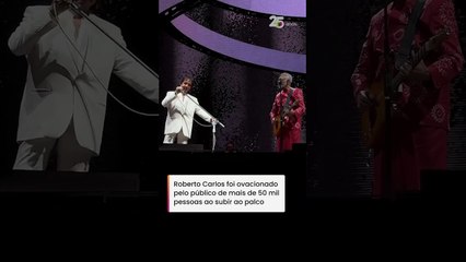 Gilberto Gil canta com Roberto Carlos em último show de sua turnê em SP #shorts