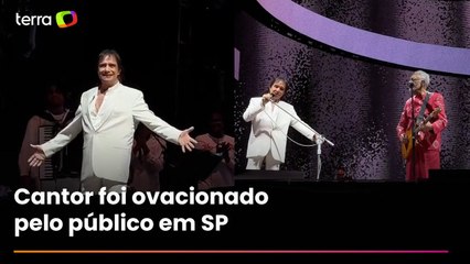 Gilberto Gil canta com Roberto Carlos em último show de sua turnê em SP