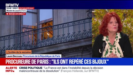 Vol au Louvre: la procureure de Paris, Laure Beccuau, déclare que les cambrioleurs "avaient le visage dissimulé"