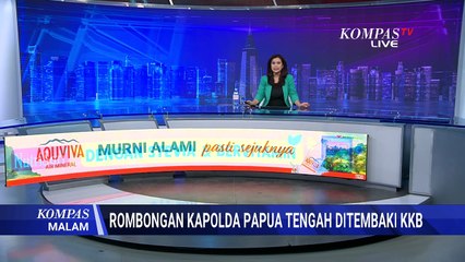 Rombongan Kapolda Papua Tengah Diserang KKB di Nabire, Empat Polisi Terluka | KOMPAS MALAM