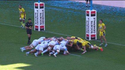 TOP 14 - Essai de Baptiste GERMAIN (AB) - Aviron Bayonnais - ASM Clermont
