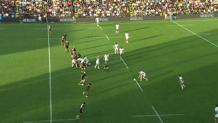 TOP 14 - Essai de Paul VALLEE (USM) - Stade Rochelais - US Montauban