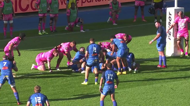 TOP 14 - Essai de Théo CHABOUNI 2 (CO) - Castres Olympique - Stade Français Paris