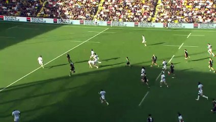 TOP 14 - Essai de Thomas LAVAULT (SR) - Stade Rochelais - US Montauban