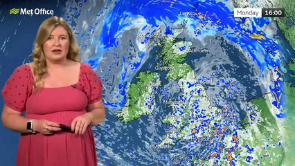 Met Office Sunday Evening weather forecast 19/10/25