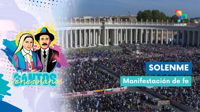 Fieles venezolanos acudieron a la canonización de santos en el vaticano