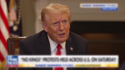 트럼프 미 전역 '노 킹스' 시위에 "나는 왕이 아니다" / YTN