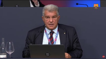 Laporta: "...tenemos un respecto absoluto por los españoles que son culés..."
