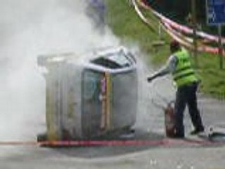 saxo sur le toit au rallye de lepine du mont du chat 2008