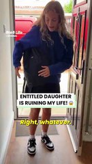 She has no respect for anyone or anything 😱