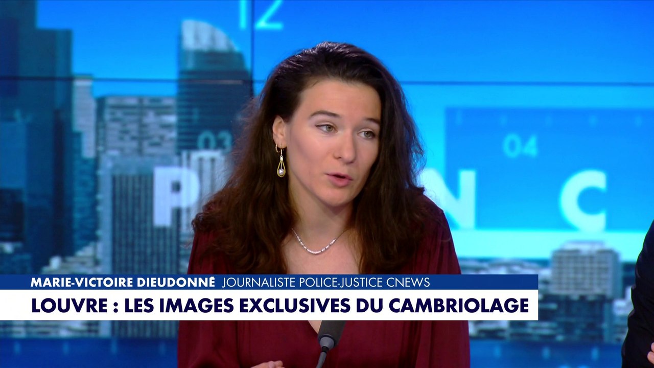 Musée du Louvre : CNEWS diffuse des images exclusives du vol survenu ce dimanche
