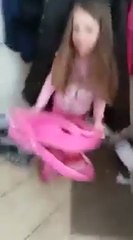 Sophia wants her hand stamp while throwing tantrums