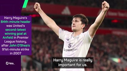 'Important' Maguire a role model for every kid - Amorim