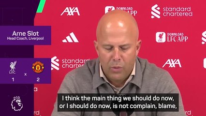 'We never go to the floor' - Slot points fingers after controversial United opener