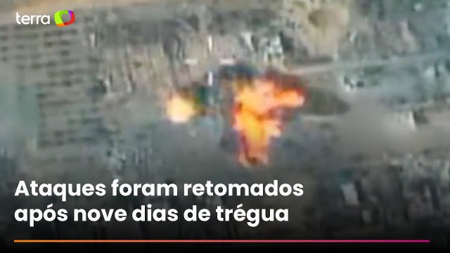 Israel volta a bombardear Gaza e acusa Hamas de violar cessar-fogo