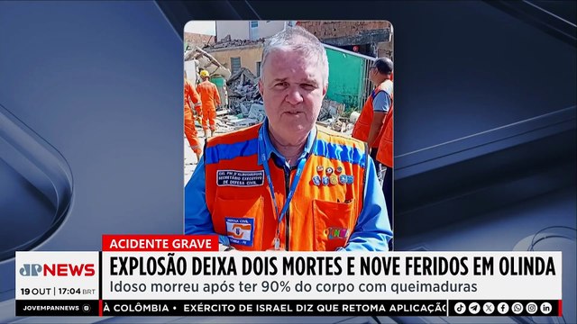 Explosão em residência deixa 2 mortos e 9 feridos em Olinda (PE)