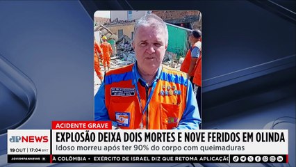 Explosão em residência deixa 2 mortos e 9 feridos em Olinda (PE)