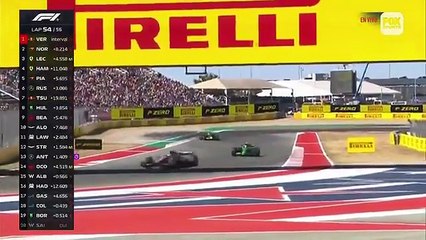 Así adelantaba Colapinto a Gasly