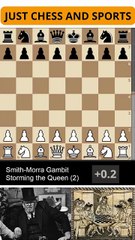 Smith-Morra Gambit. Attacking the Queen (2)